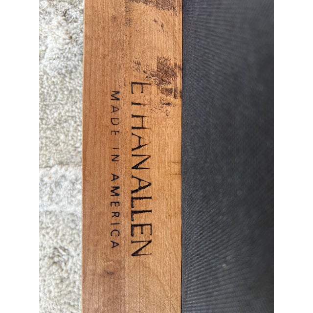 Vtg. Set of Six Ethan Allen Shield Back Transitional Style Dining Chairs For Sale - Image 17 of 17