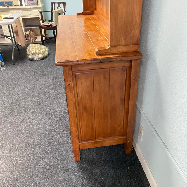 Sideboard Hutch Cupboard - Two Piece For Sale - Image 9 of 13