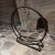 George Nelson 1960s Sculptural Black Wrought Iron Ring Firewood Holder For Sale - Image 4 of 5