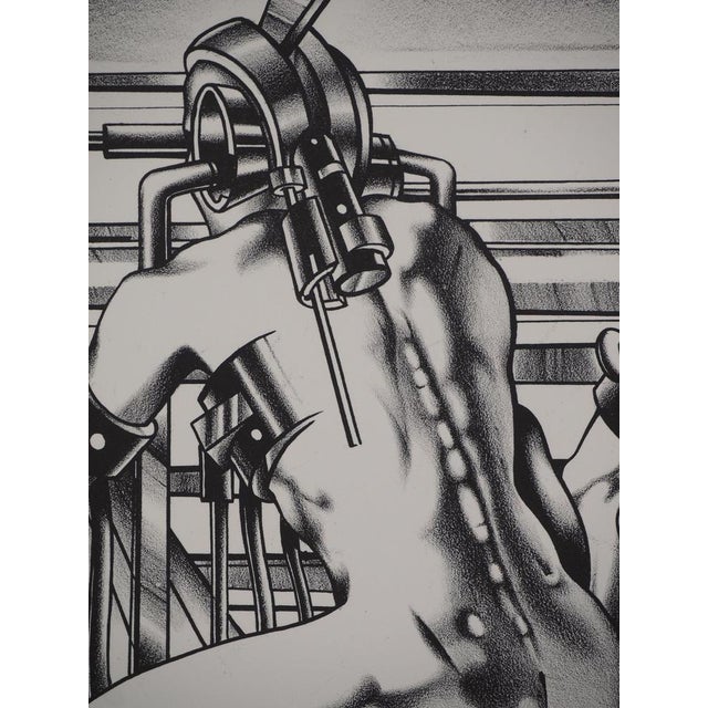 Francisco Melo, Guerriers futuristes (Nude), Lithograph For Sale - Image 5 of 9