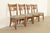 Mission Stickley Mission Oak Arts & Crafts Dining Chairs, Set of Four For Sale - Image 3 of 14