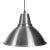 Metal Industrial Brushed Aluminium Pendant Lamp, 1960s For Sale - Image 7 of 7
