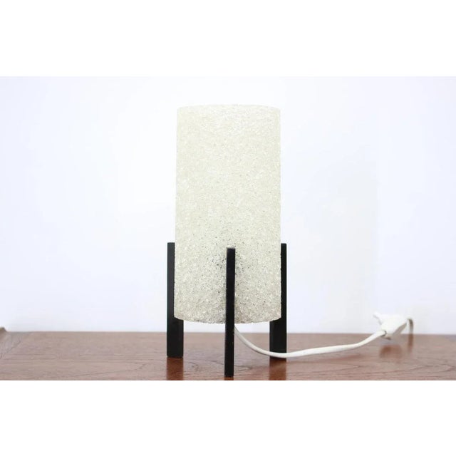 Wood Space Age Rocket Table Lamp from Pokrok, 1969 For Sale - Image 7 of 8