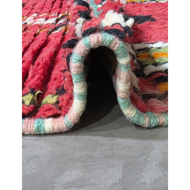 Moroccan Handwoven Runner Rug - 10.3 X 2.7 Ft For Sale In Cleveland - Image 6 of 6