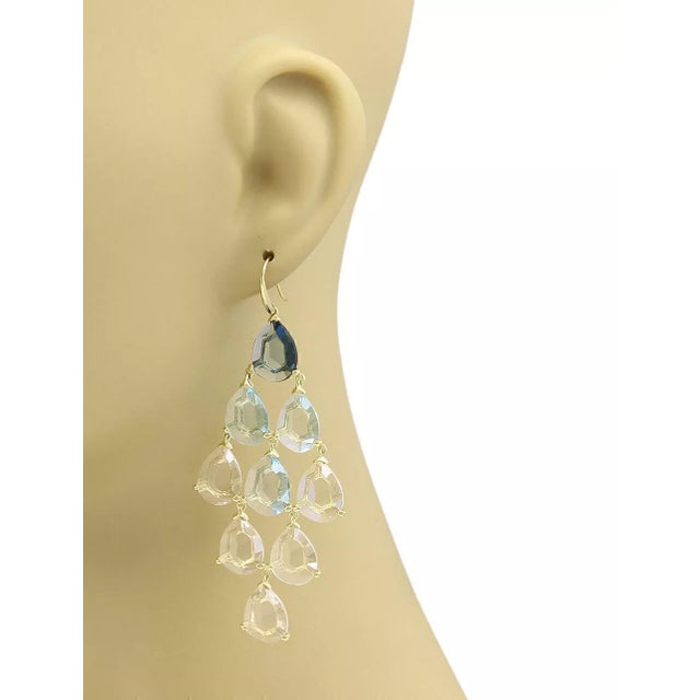This gorgeous authentic pair of earrings are by Ippolita from the Gemma Cascade collection. It is crafted from 18k yellow...