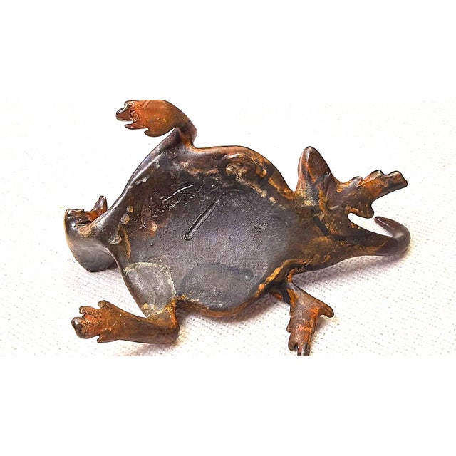 Metal 1980s Michael Storey Metal Sculpture Lizard Shelf or Wall Hanging For Sale - Image 7 of 11
