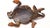 Metal 1980s Michael Storey Metal Sculpture Lizard Shelf or Wall Hanging For Sale - Image 7 of 11