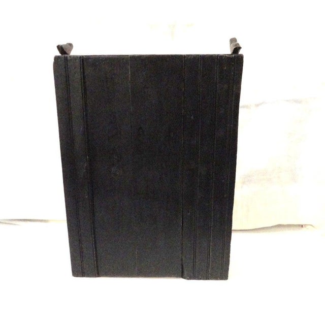 Fantastic 19thc Folk Art Hand Carved & Original Painted Cabinet W/Mirror For Sale - Image 10 of 10