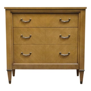 Century Furniture Italian Mediterranean 34" Three Drawer Chest Nightstand 7212/356 For Sale