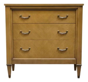 Century Furniture Italian Mediterranean 34" Three Drawer Chest Nightstand 7212/356