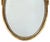 Share Vintage Italian 20th C Carved Wood Parcel Gilt & Silver Oval Wall Mirror For Sale - Image 10 of 15