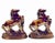 Staffordshire Antique Staffordshire Copper Luster Rearing Stallion Mantle Figurines, Circa 1910 For Sale - Image 4 of 11