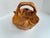 Striking vintage burl wood bowl, hand-carved and organically shaped to showcase the natural beauty of richly figured wood....