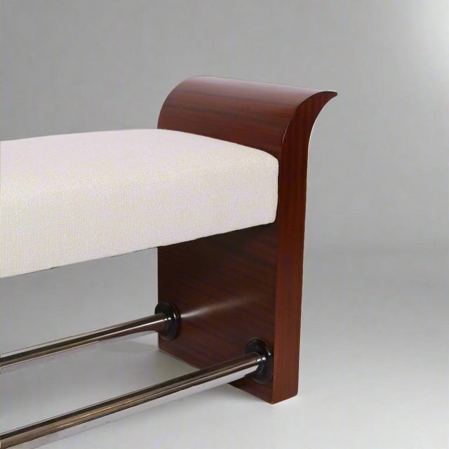 Single Art Deco Bench , France 1920's For Sale - Image 4 of 18