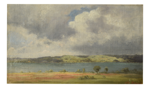 Max Schwab, Am Ammersee, 1890-1900, Oil Painting
