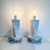 1980s Massimo Vallotto for Viba Postmodern Italian Ceramic Lamp Pair For Sale - Image 5 of 12