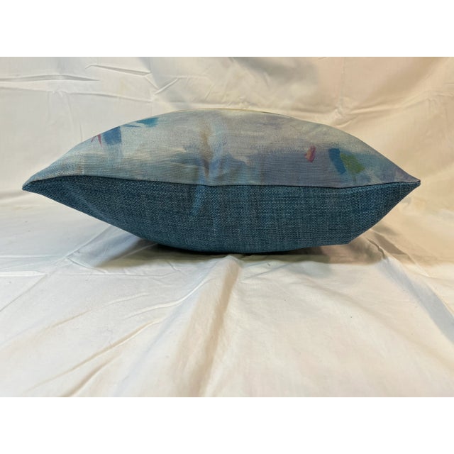 16" Square Pillow Decorated With the Portrait of a Majestic Highland Cow - Made in the U K For Sale - Image 9 of 10