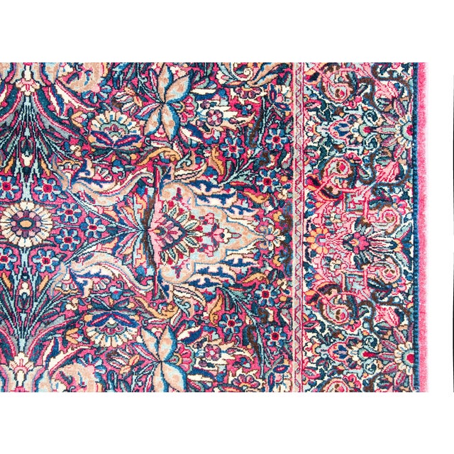 Early 20th Century Persian Yazd Rug For Sale - Image 9 of 14