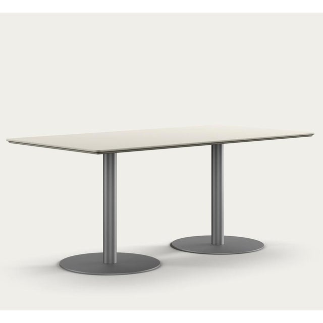Henrik tengler train conference table leg: graphite, tabletop: linoleum mushroom for one collection. As a prominent...