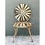Mid-Century Modern Vintage Heavily Distressed Francois Carre Sunburst Metal Chair For Sale - Image 3 of 12