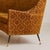 Italian Curved Sofa with Original Jacquard Upholstery, 1960s For Sale - Image 10 of 11