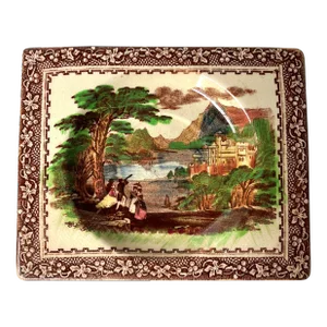 English Transferware Plate - the Biarritz - Royal Staffordshire