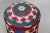 Wood Vintage Oriental Stool with Suzani Upholstery, 1950s For Sale - Image 7 of 11