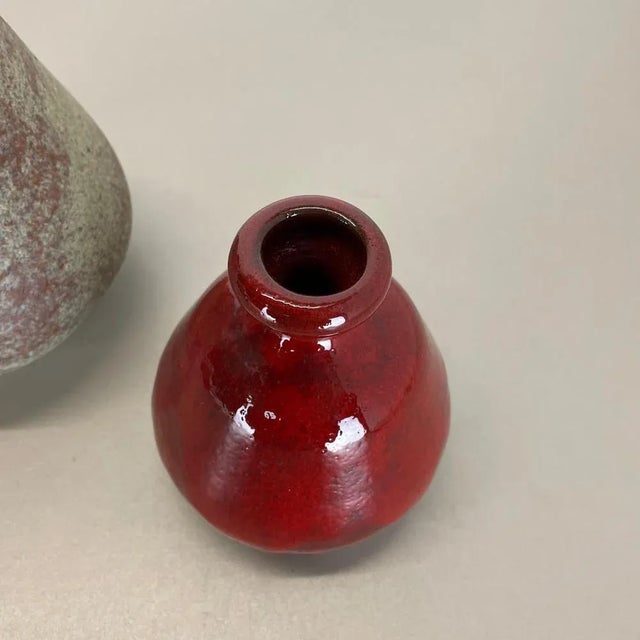 Ceramic Studio Pottery Vases from Hartwig Heyne, Germany, 1970s, Set of 2 For Sale - Image 14 of 18