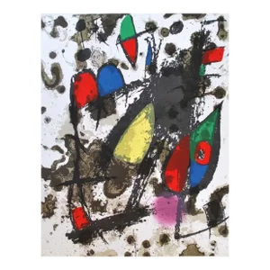 1975 Joan Miro Original Lithograph V2-C Mourlot