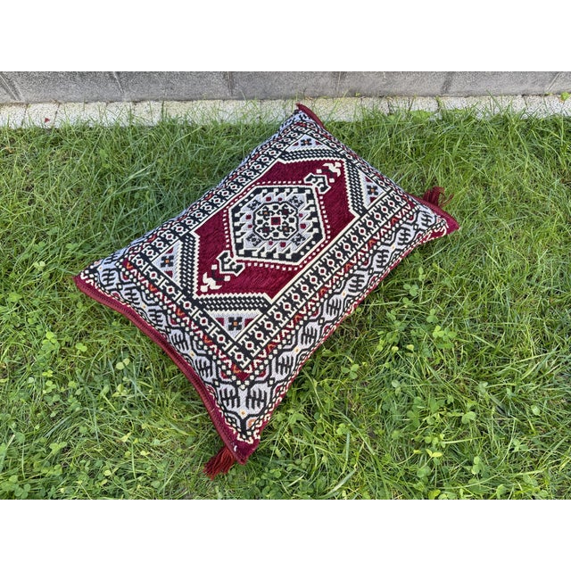 Modular Floor Sofa With Ottoman, Turkish Kilim U-Shaped Set Majlis Floor Sofa Seating For Sale - Image 11 of 18