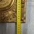 Wood Mid-Century Oval Mirror with Gilded Wooden Frame and Floral Reliefs For Sale - Image 7 of 9