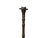 1980s Vintage Metal Goat Head Shape Handle Walking Stick For Sale - Image 5 of 9