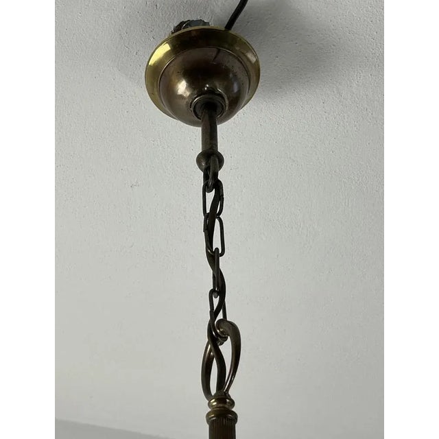 Brown Murano and Otto Glass Chandelier, Italy, 1960s For Sale - Image 8 of 10