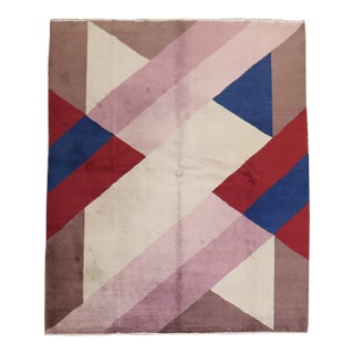 Art Deco Modernist Rug no. 10373 For Sale