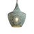 Indian Vintage Copper Verdigris Dot Pendant Light - Medium For Sale - Image 3 of 6