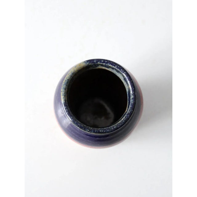 Ceramic Vintage Studio Pottery Vase For Sale - Image 7 of 9