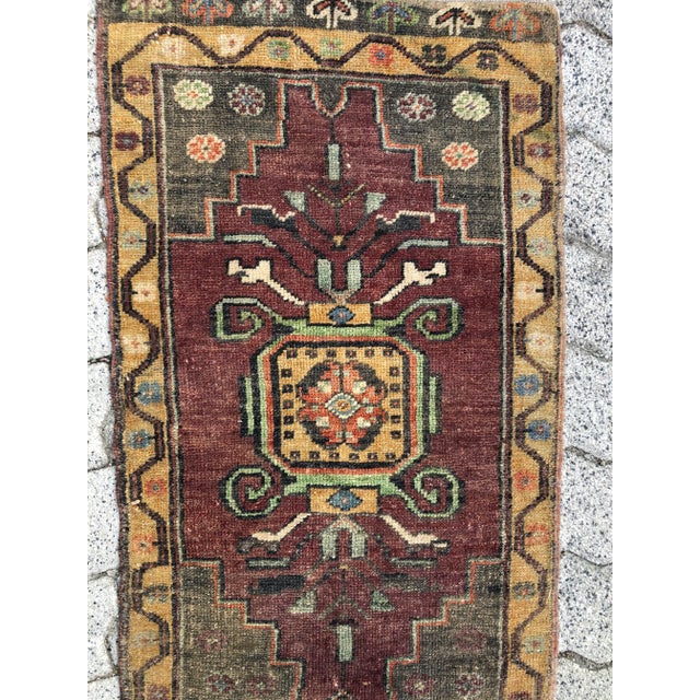 Tribal Tribal Anatolian Wool Rug For Sale - Image 3 of 6