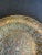 Vintage Persian Middle Eastern Mixed Metal Plate For Sale - Image 4 of 6