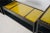 1970s 1970s Hollywood Regency Black Lacquer and Chartreuse Leather Table Set For Sale - Image 5 of 8