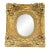 Mid-20th Century Baroque Style Ornate Gilded Wall Mirror 17.5"x16"x3" For Sale