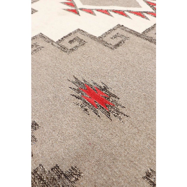 Modern Pasargad Home Tuscany Mocha Wool Area Rug- 3'11'' X 6' 0'' For Sale - Image 3 of 5