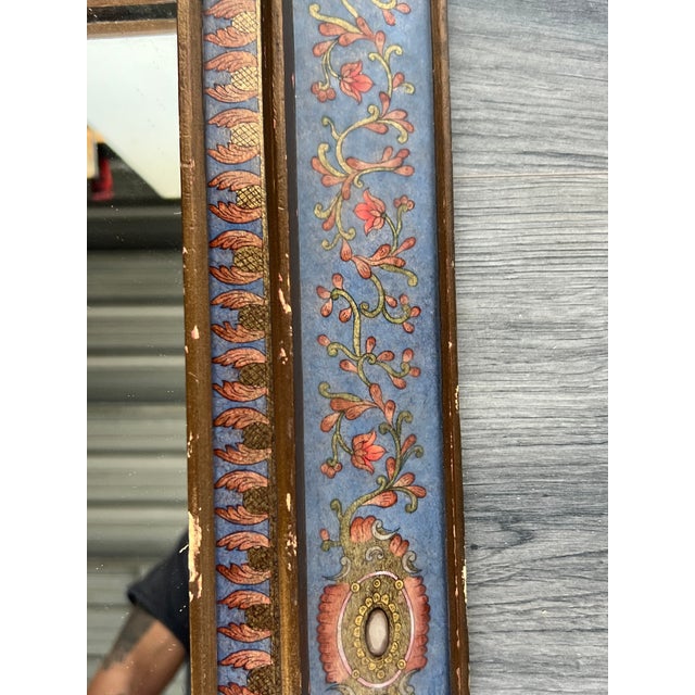 Vintage Reverse Painted Mirror For Sale In Miami - Image 6 of 6