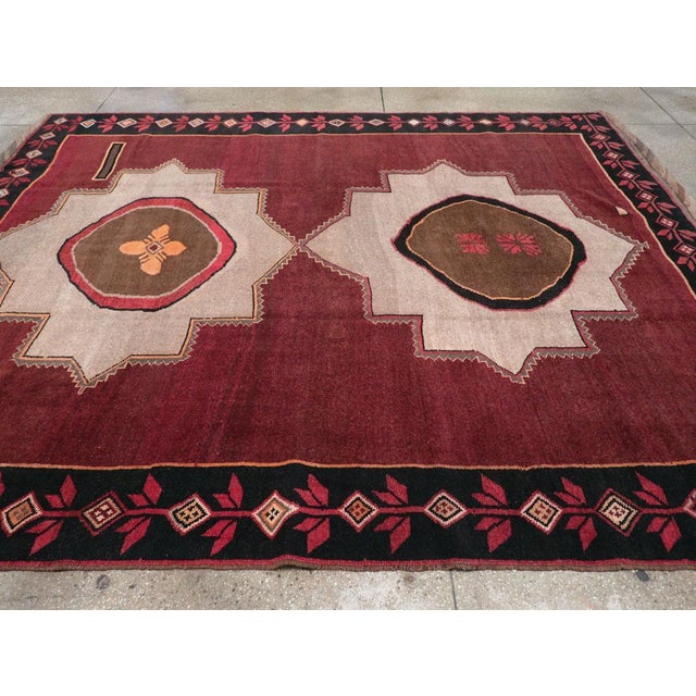 Galerie Shabab Collection Mid-20th Century Turkish Anatolian Tribal Carpet For Sale - Image 4 of 8