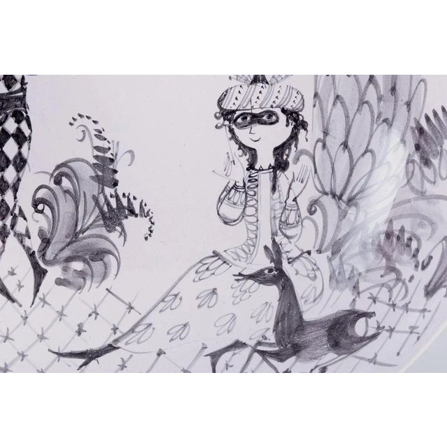 Large Earthenware Bowl from Bjørn Wiinblad, 1950 For Sale - Image 6 of 8