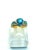 Art Deco Bochic "Capri" Vintage Cambodian Zirconia & Diamond Ring Set In 18K Gold & Silver For Sale - Image 3 of 18