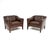 Vintage Danish Leather Armchairs and Ottoman by Georg Thams for Grant Mobelfabrik, 1960s, Set of 3 For Sale - Image 4 of 12