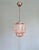 1930s Art Deco Pale Pink Glass Pendant Light, 1930s For Sale - Image 5 of 14