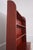 Wood Country Red Paint Decorated Step Back Cupboard Hutch For Sale - Image 7 of 15