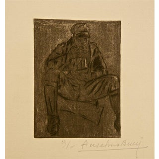 Anselmo Bucci, The Mess, Etching, 1917 For Sale