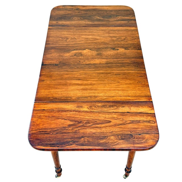 Early 19th Century Regency Rosewood Pembroke Table For Sale - Image 10 of 12